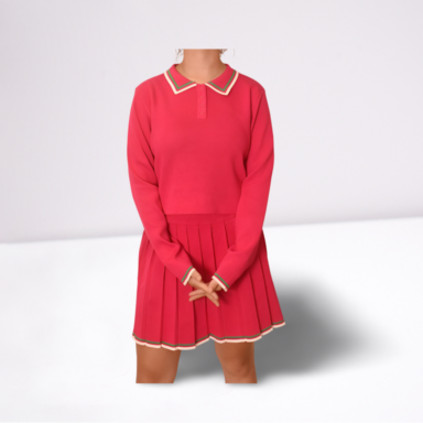 Ladies Polo Sweater Dress