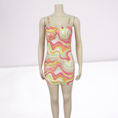 Ladies Printed Tank Dress