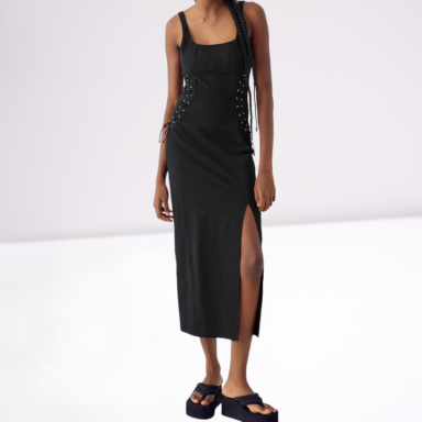 Ladies Tank Dress with Eyelets