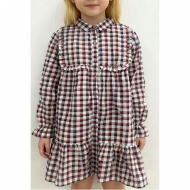 Girls Plaid Dress